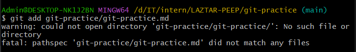 git add
