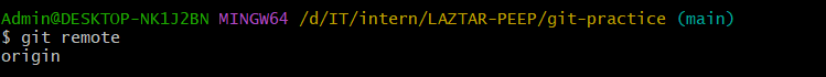 git remote