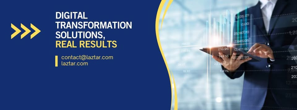 LAZTAR digital transformation banner